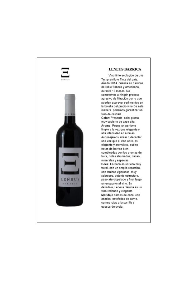 Leneus Barrica Caja de 6 botellas 