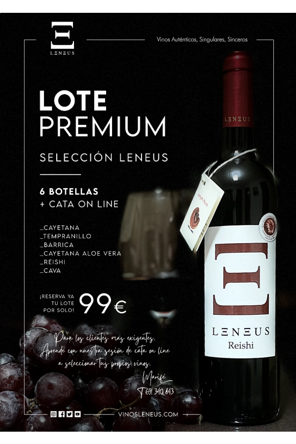 Surtido Selección Leneus + REGALO  Cata Online guiada por Marifé Fuentes